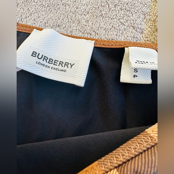 Burberry Women’s Brown Check Bikini Swimsuit Size S - Picture 4 of 4
